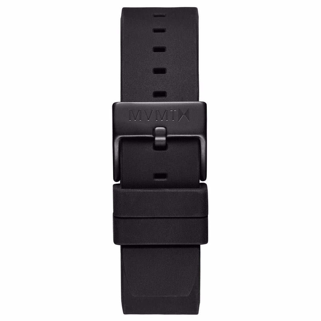 Modern Sport - 20mm Black Silicone