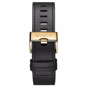 Chrono - 22mm Black Leather
