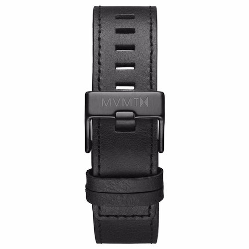 Chrono - 22mm Black Leather