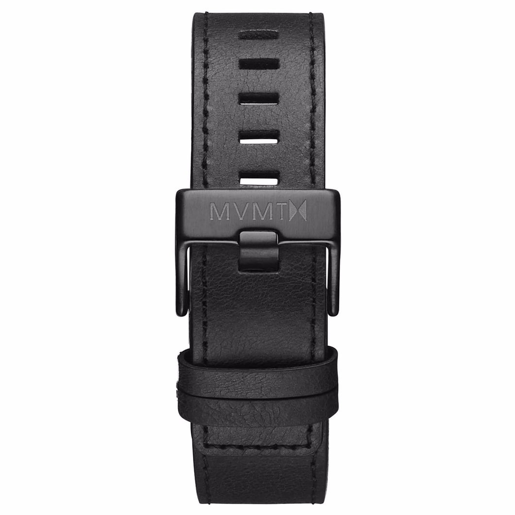 Chrono - 22mm Black Leather