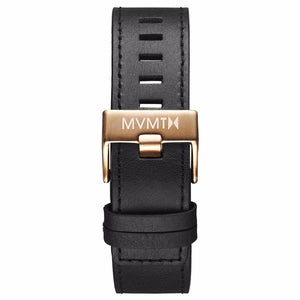 Chrono - 22mm Black Leather