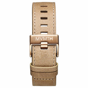 Chrono - 22mm Sandstone Leather