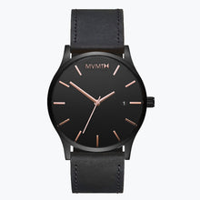 Classic Black Rose Leather