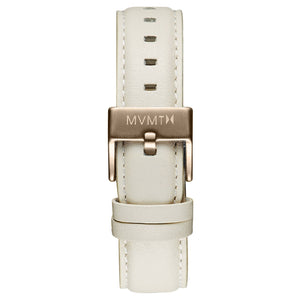 Boulevard - 18mm Cream Leather
