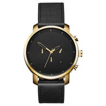 Chrono Gold Black Leather