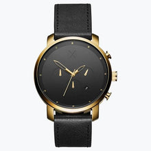 Chrono Gold Black Leather