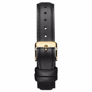 Womens - 18mm Black Leather