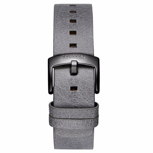 Revolver - 20mm Grey Leather