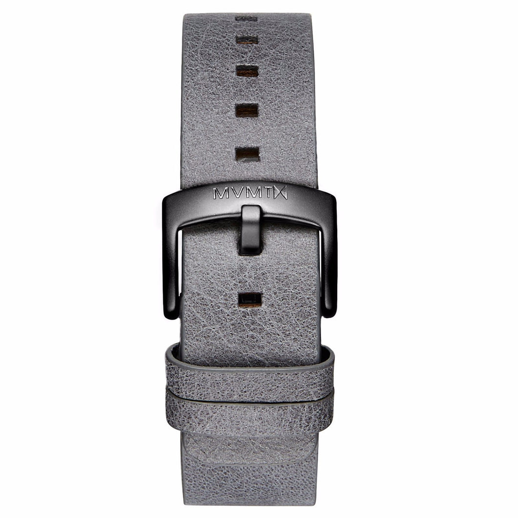 Revolver - 20mm Grey Leather