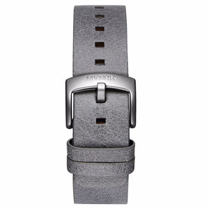 Revolver - 20mm Grey Leather