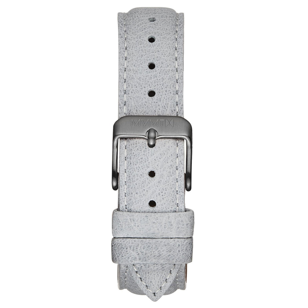 Boulevard - 18mm Light Grey Leather