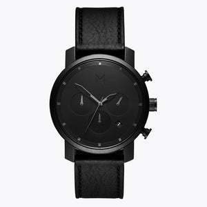 Chrono 40MM Black Leather