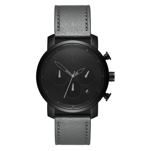 Chrono 40MM Black Sage Grey Leather