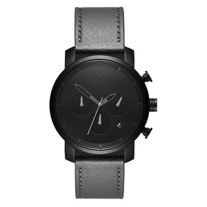 Chrono 40MM Black Sage Grey Leather