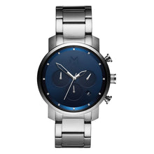 Chrono 40MM Navy Silver