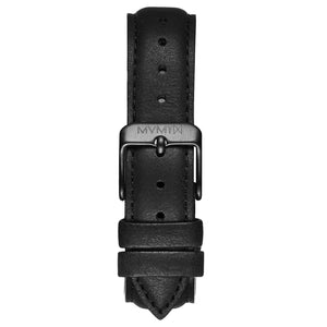 Boulevard - 18mm Matte Black Leather