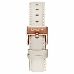 Boulevard - 18mm Cream Leather