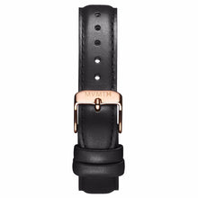 Womens - 18mm Black Leather