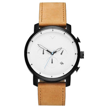 Chrono White Black Tan