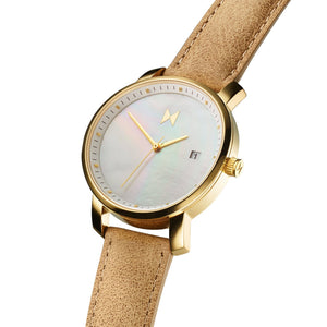 Gold Pearl/Leather