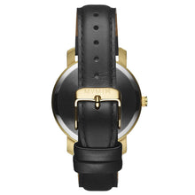 Gold/Black Leather