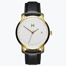 Gold/Black Leather