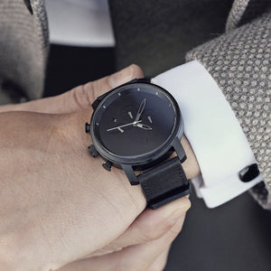 Chrono Black Leather