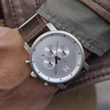 Chrono Silver Brown
