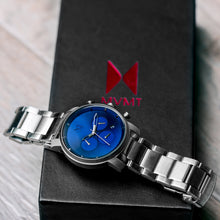 Chrono 40MM Navy Silver