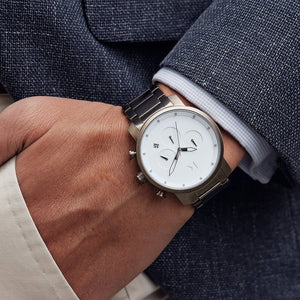 Chrono 40MM White Titanium